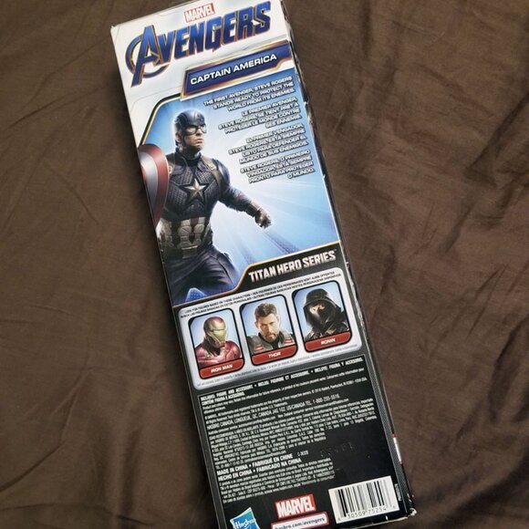 🆕️ Marvel Avengers Captain America Titan Hero Series Hasbro Action Figure - Picture 2 of 7